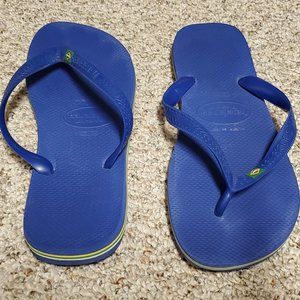 Havaianas Blue Flip Flops Unisex Design Brazil